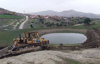 Eskin’de HİS Göleti Temizlik Çalışmaları Başladı