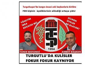 Turgutluspor'da kongre öncesi eski başkanlarla birlikte 700 kişinin  üyeliklerinin silindiği ortaya çıktı, iddialar havada uçuyor!