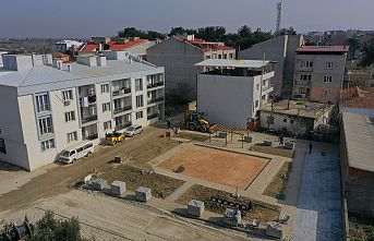 Saruhanlı'da Sokaklar Parklarla Donatılıyor