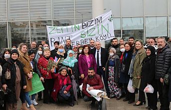 Akhisar meydanından üretici haykırdı “Zeytinime Dokunma”