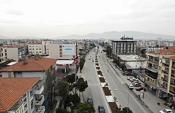 Peyzaj çalışması Akhisarlı vatandaşlardan tam not aldı