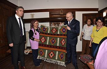 Başkan Ergün’den Üreten Kadınlara Ziyaret