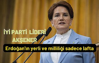 Erdoğan'ın yerli ve milliliği sadece lafta