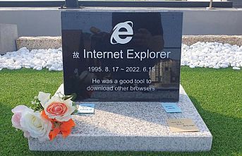 Internet Explorer için mezar taşı