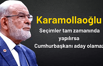 Karamollaoğlu: Seçimler tam zamanında yapılırsa Cumhurbaşkanı aday olamaz