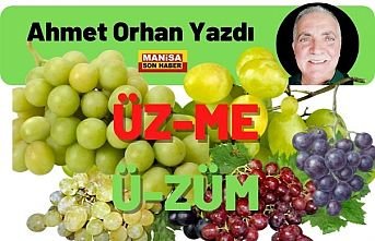 Üz-me Ü-züm / Ahmet Orhan Yazdı...