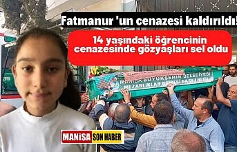 Fatmanur 'un cenazesi kaldırıldı! 14 yaşındaki öğrencinin cenazesinde gözyaşları sel oldu