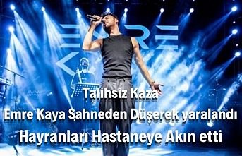 Sahnede düşüp yaralandı! Hayranları Hastaneye Akın Etti