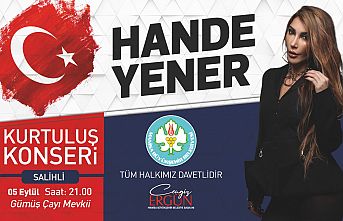 Salihli, Hande Yener İle Kurtuluş Coşkusu Yaşayacak