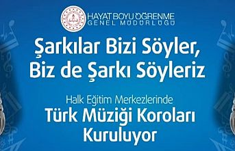Milli Eğitim Bakanlığı Hayat Boyu Öğrenme Genel Müdürlüğü tarafından başlatılan “Şarkılar Bizi Söyler Biz de Şarkı Söyleriz” Projesi Demirci’de Hayat Buluyor