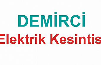 Demirci'de Elektrik Kesintisi