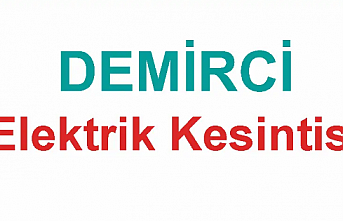 Demirci'de Elektrik Kesintisi
