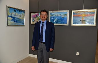Prof.Dr.Alparslan Apan’ın Resimleri Sanatseverlerle Buluştu