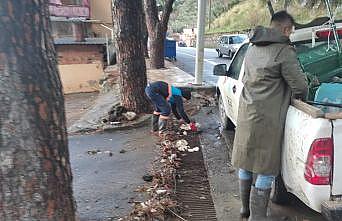 Manisa'da MASKİ'den yağış mesaisi
