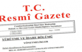 Bugünkü Resmi Gazete başlıkları