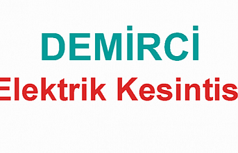 Demirci-Manisa Elektrik Kesintisi