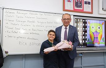 Başkan Çetin Akın Sınıf Başkanı Ege’nin Seçim Vaadini Yerine Getirdi