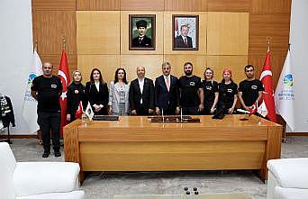 Başkan Alemdar çalışma arkadaşlarıyla bayramlaştı