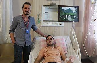 Bir İlk kapalı kolon tümörü ameliyatı