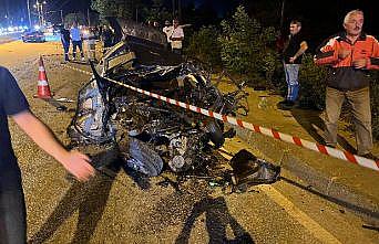 Düzce Akçakoca yolunda trafik kazasında 1 kişi öldü 
