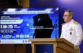 Hudutlarda 5,5 ayda 5 bin 215 şahıs yakalandı