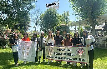 Minteks'e e-twinning projesi kapsamında ziyaret
