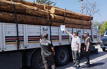 Mobil orman kontrol noktaları denetimde