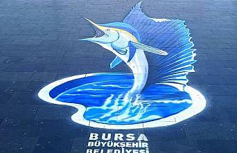 Bursa caddeleri 3 boyutlu resimlerle buluşuyor