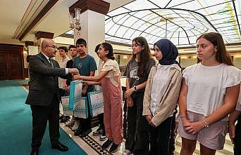 Bursa'da LGS birincileri Valilik Makamı'nda