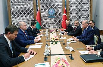 Cumhurbaşkanı Erdoğan, Lukaşenko ile buluştu