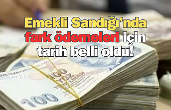 Emekli Sandığı'nda fark ödemeleri için tarih belli oldu!