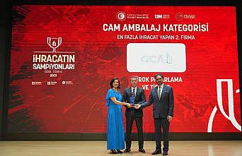 GCA, TİM ihracat şampiyonları listesinde 2’ncilik ödülüne layık görüldü