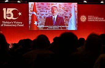 İletişim Başkanı Altun'dan Londra’ya video mesaj