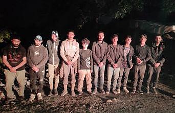 Lalapaşa'da 10 göçmen yakalandı