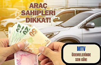 MTV ödemelerinde son gün!