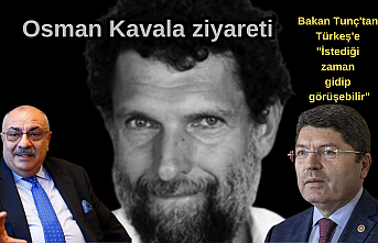 Osman Kavala ziyareti: Bakan Tunç'tan Türkeş'e "İstediği zaman gidip görüşebilir"