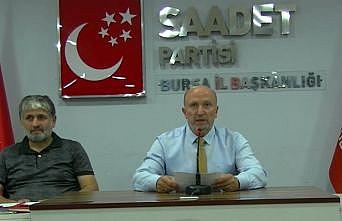 Saadet Partisi Bursa'dan BESAŞ zammına tepki