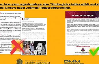 Dilruba gizlice tahliye mi edildi?