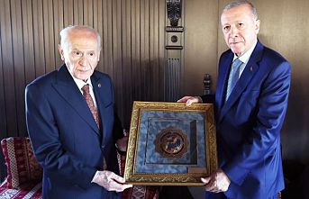 Erdoğan Bahçeli ile Ahlat'ta görüştü