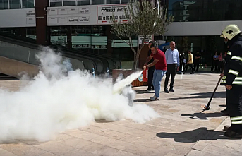 MASKİ’de gerçeği aratmayan yangın tatbikatı