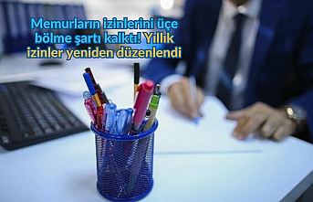Memurların izinlerini üçe bölme şartı kalktı! Yıllık izinler yeniden düzenlendi