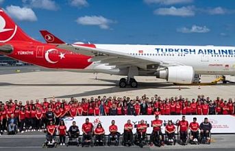 Paralimpik sporcular Paris'e uğurlandı