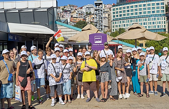 Ukraynalı çocuklar İstanbul'da