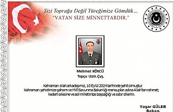 İzmir’de bir asker şehit oldu
