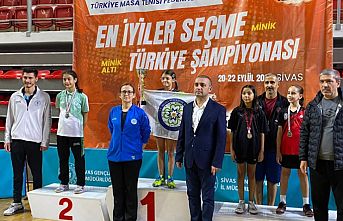 Muğlalı sporcu masa tenisinde Türkiye Şampiyonu oldu