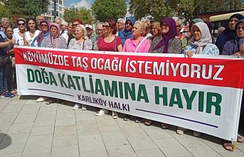 Yapılacak ikinci taş ocağına da vatandaş tepkili