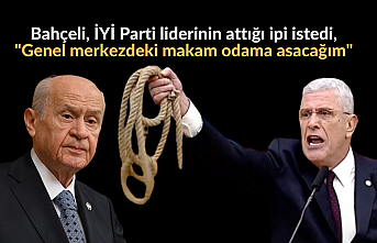 Bahçeli, İYİ Parti liderinin attığı ipi istedi, "Genel merkezdeki makam odama asacağım"