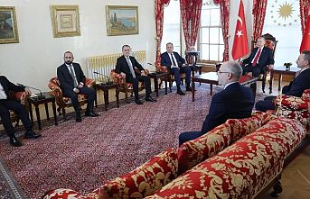 Cumhurbaşkanı Erdoğan, 4 ülkenin Dışişleri Bakanlarını kabul etti