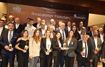 Egeli maden ihracatçıları ödüllerine kavuştu