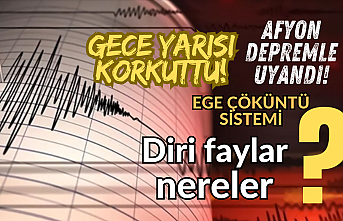 Gece yataktan fırladılar! Afyon depremle sarsılarak uyandı